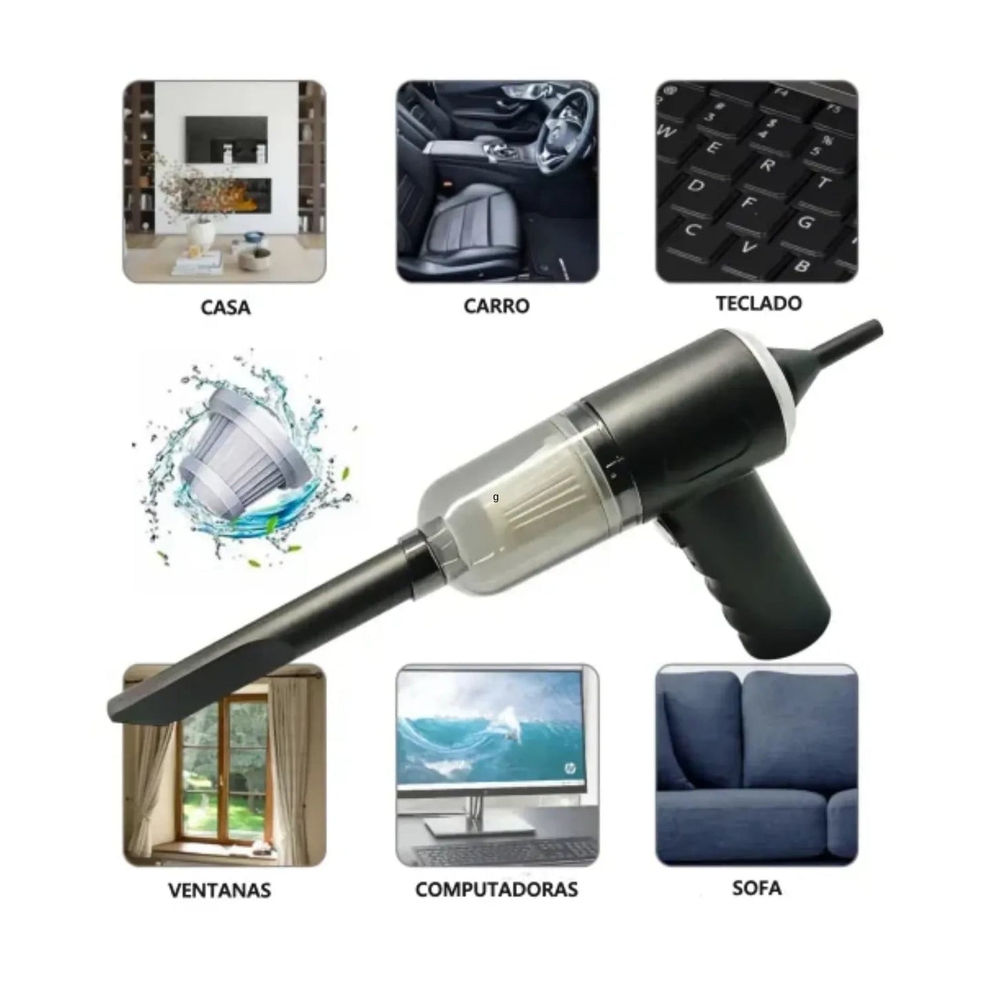 ASPIRADORA PORTÁTIL 3 en 1